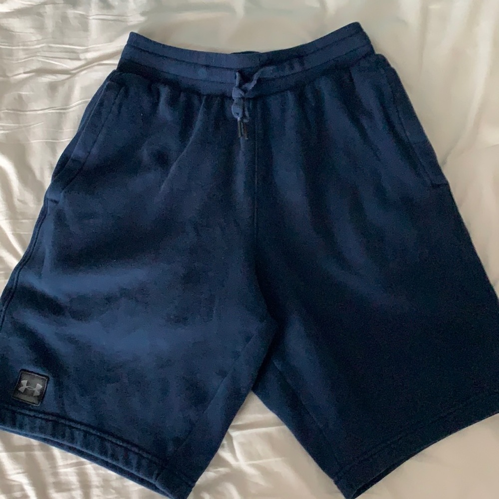 Blue sweat shorts